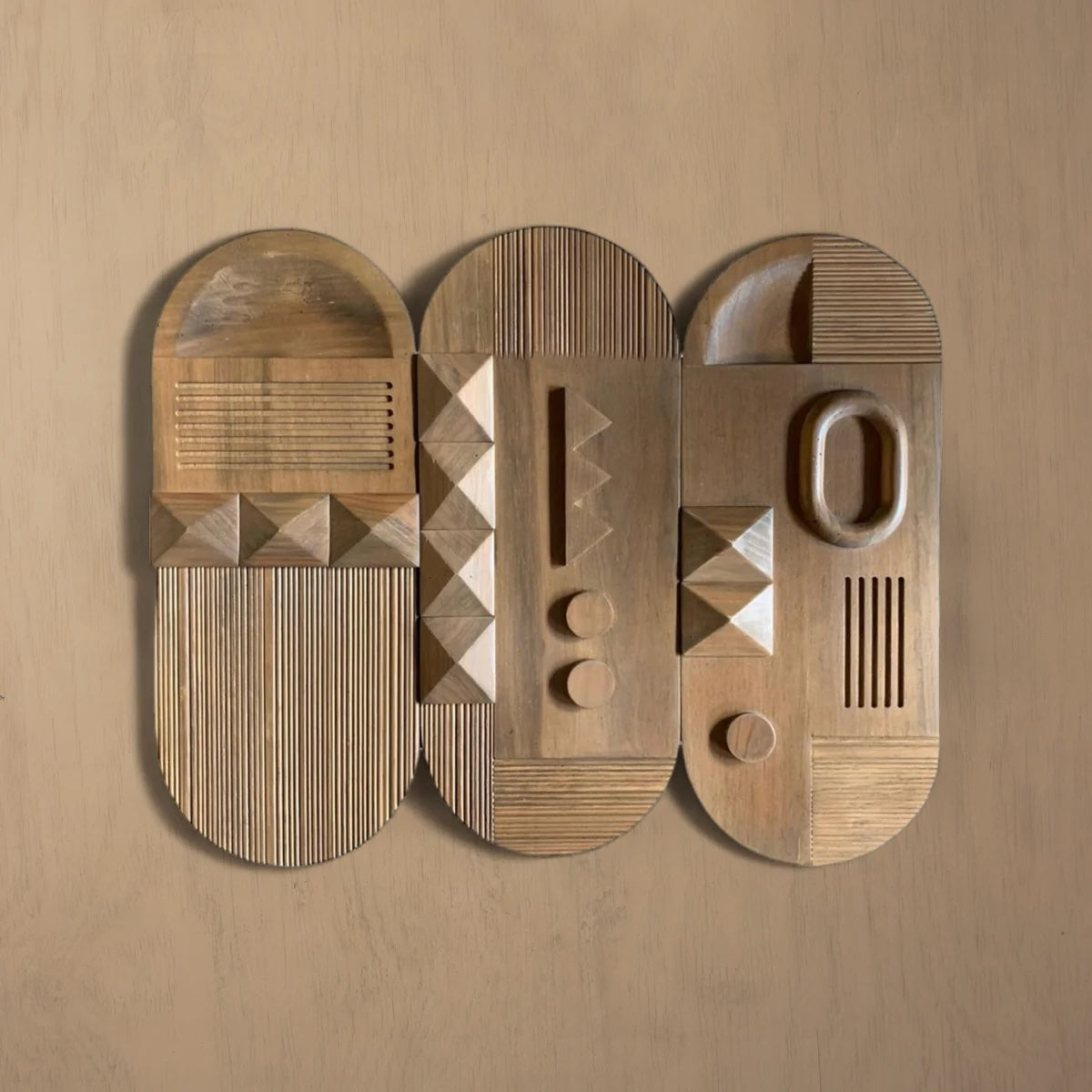 Planos  III Wooden Wall Art