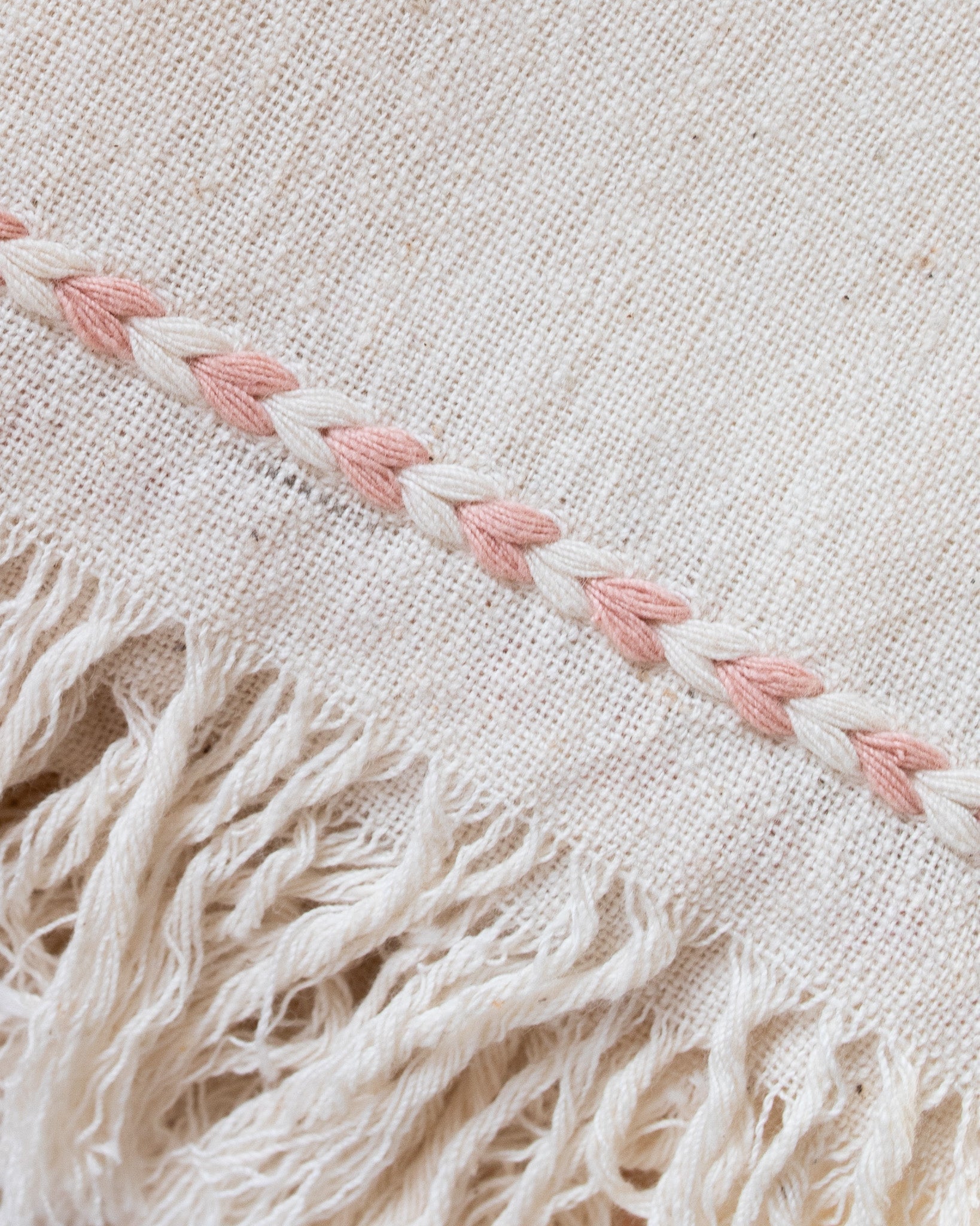 Blush Braid Detail Napkin | Set of 2