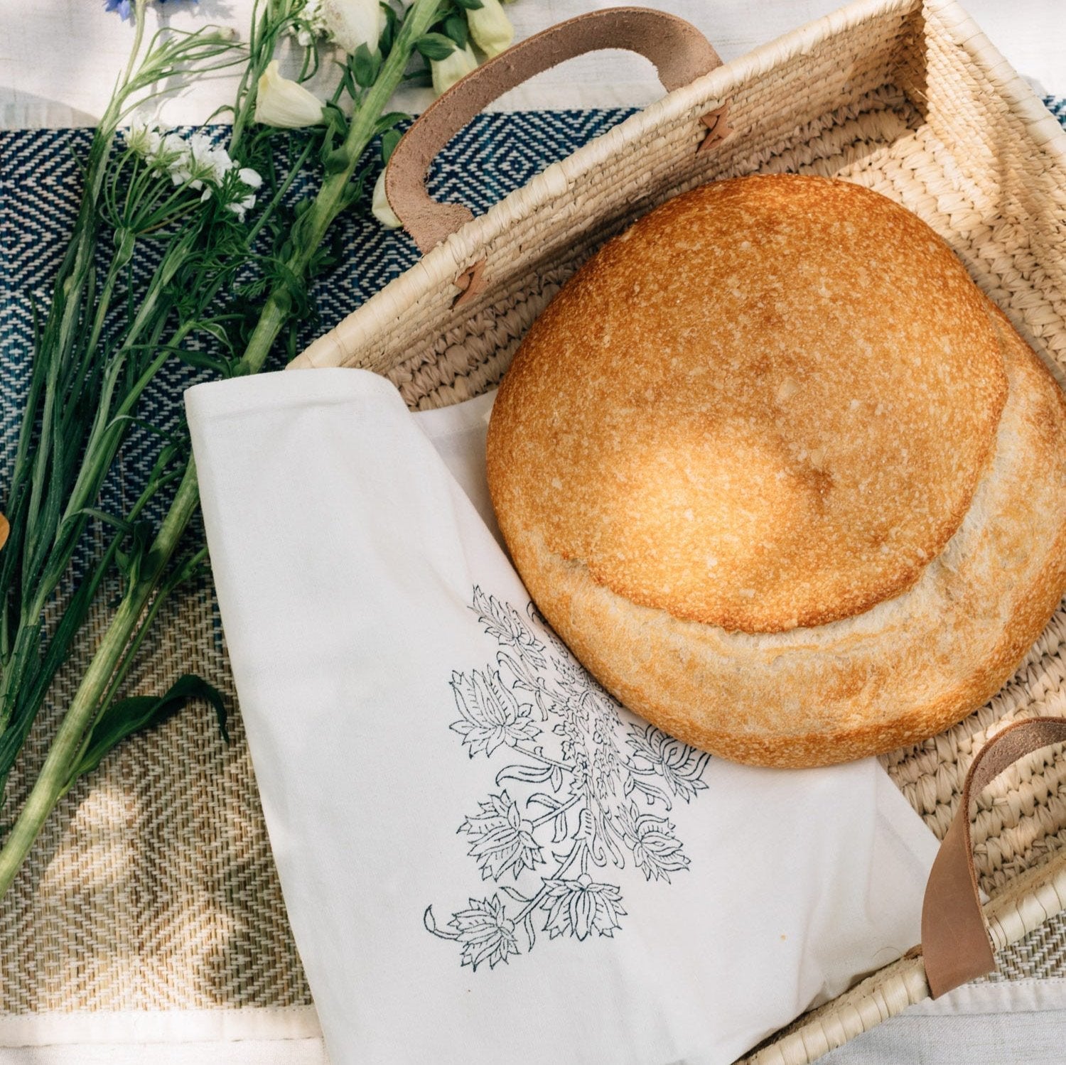 Square Handled Basket