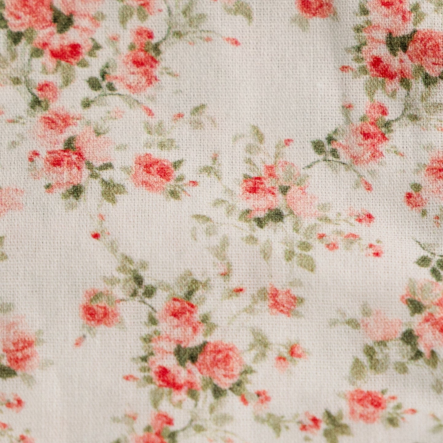 Vintage-Inspired Floral Pouch- Evening Primrose