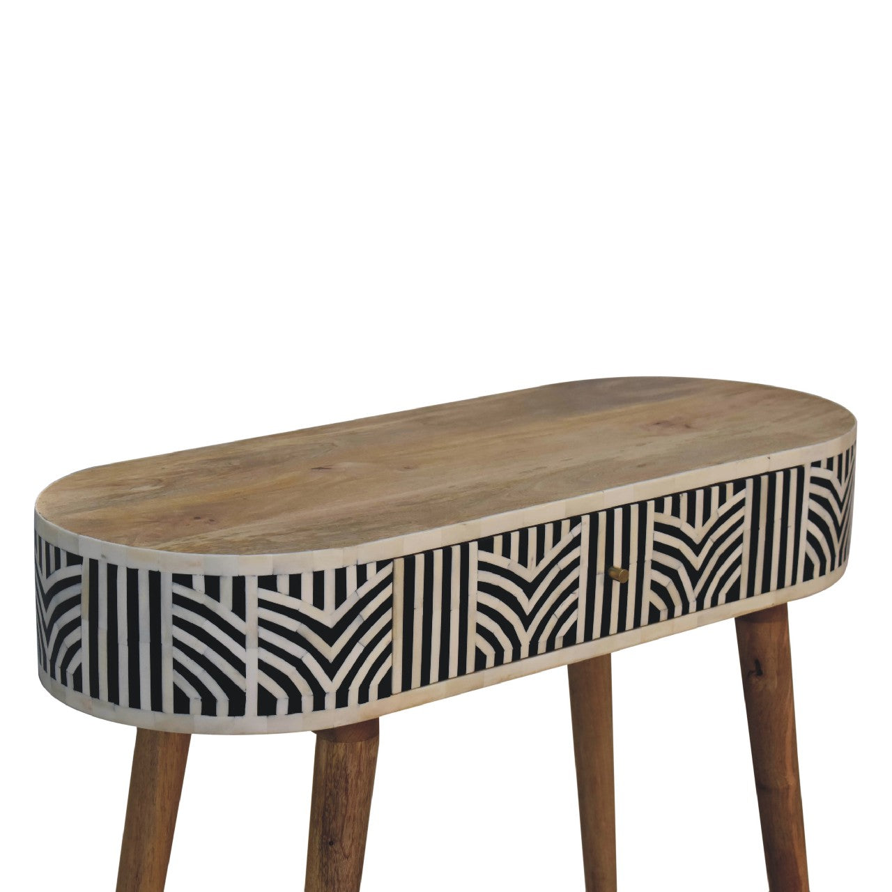 Solid Wood Edessa Bone Inlay Console Table