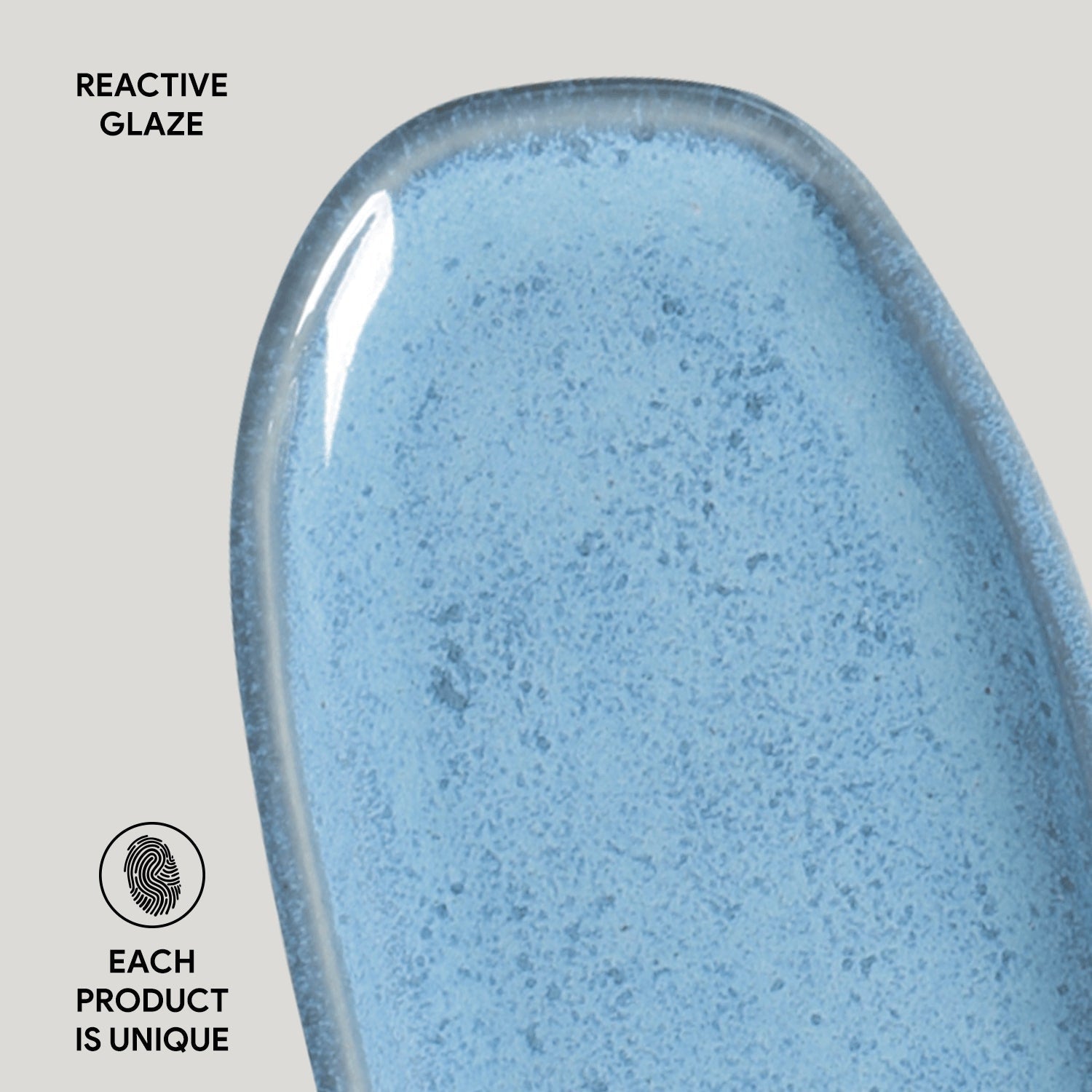 Shallow Organic Oval Platter Mini Set of 4