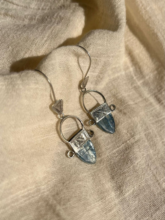 Tuareg Earrings Kyanite