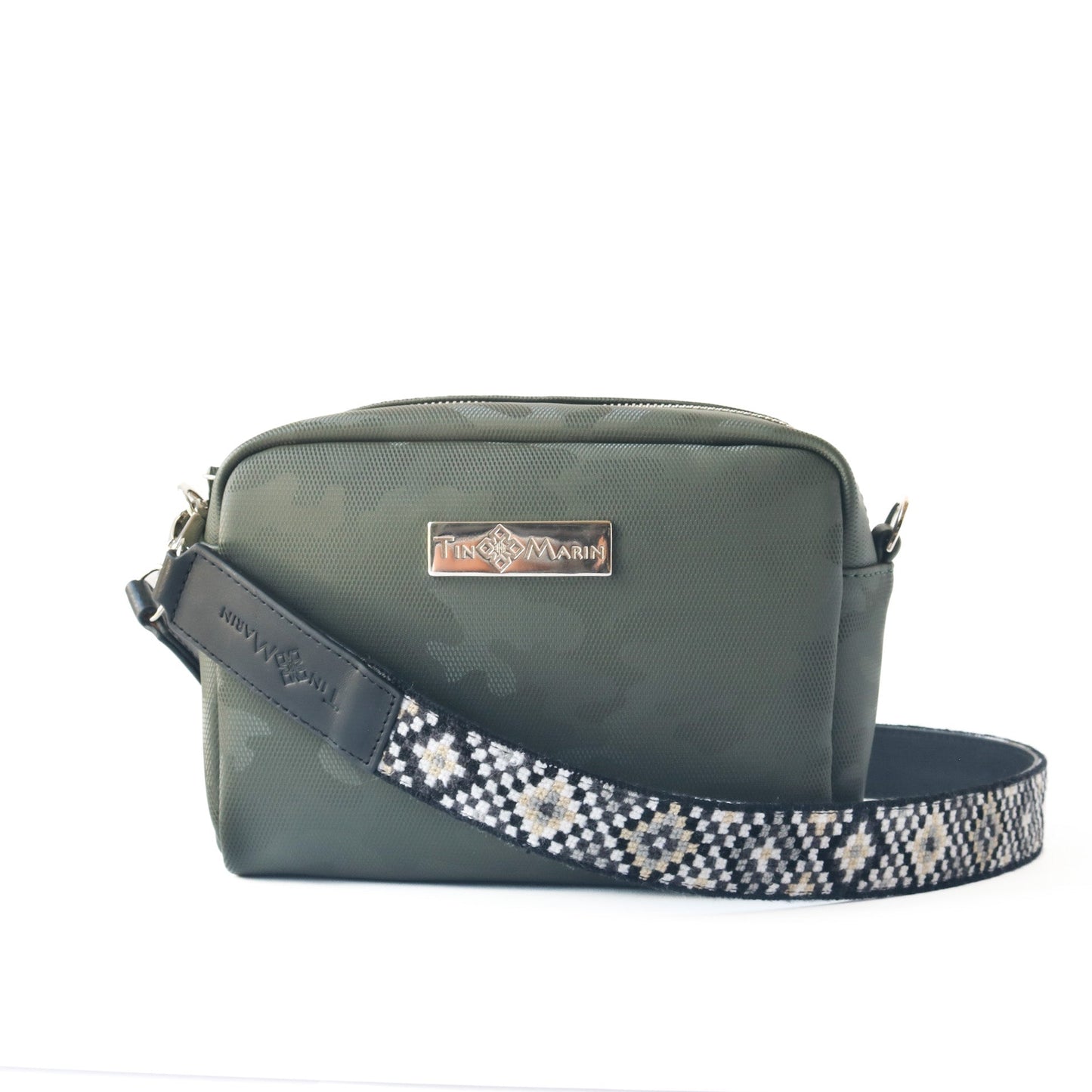 Ashley Camouflage Crossbody Camera Bag