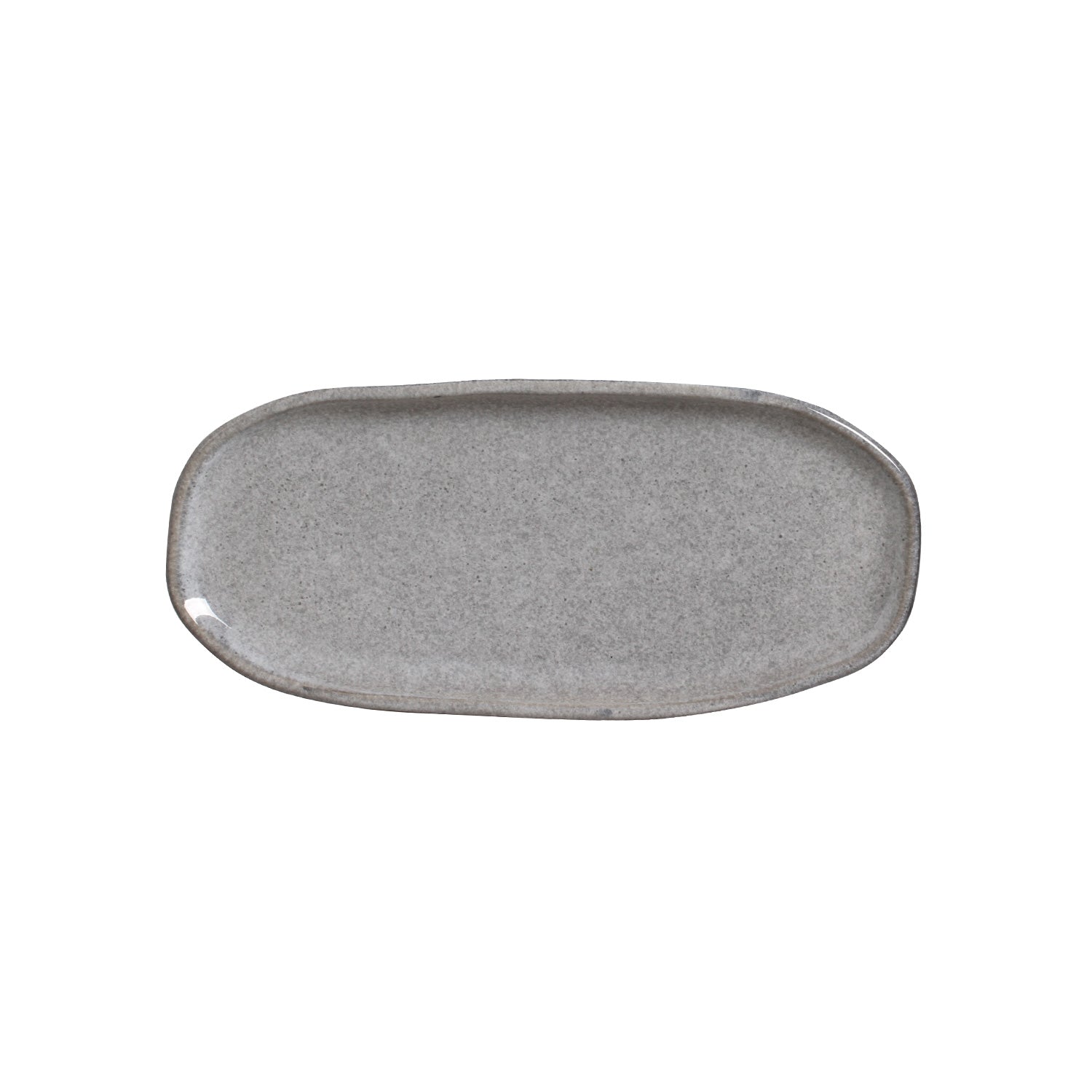 Shallow Organic Oval Platter Small Set of 4