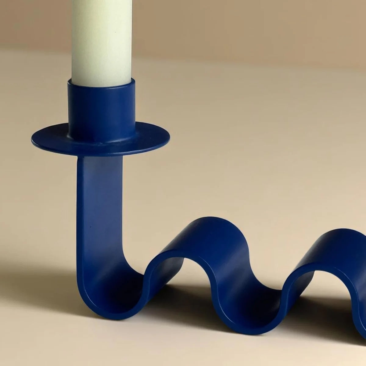 Electric Blue Helen Candle Holder