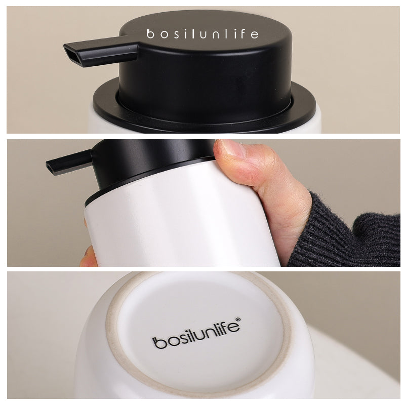 Foaming Soap Dispenser Slim Sustainable Ceramic