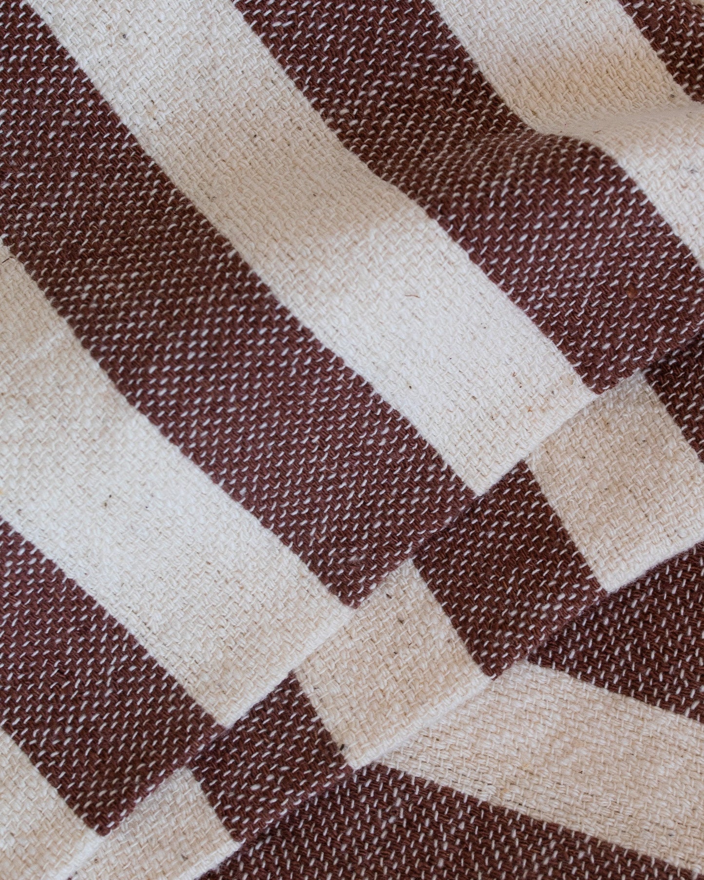 Chocolate Stripe Hand Towel