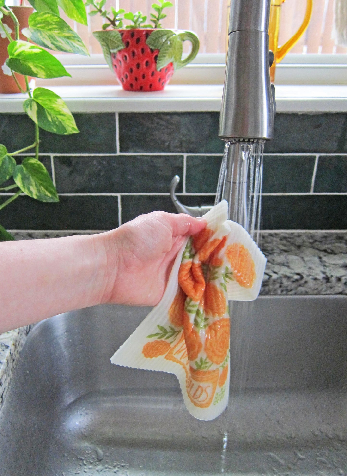 Marigolds Sponge Cloth