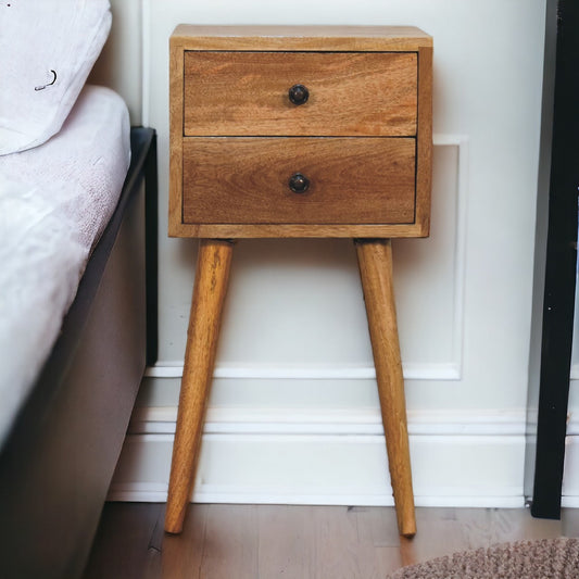 Solid Wood Mini Nightstand