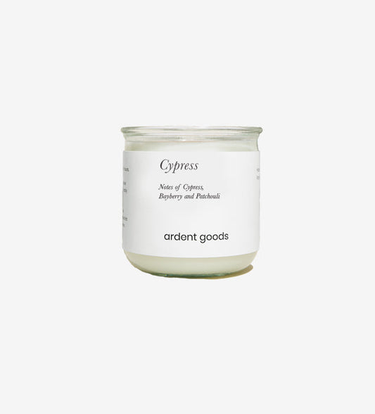Cypress Spanish Glass Candle