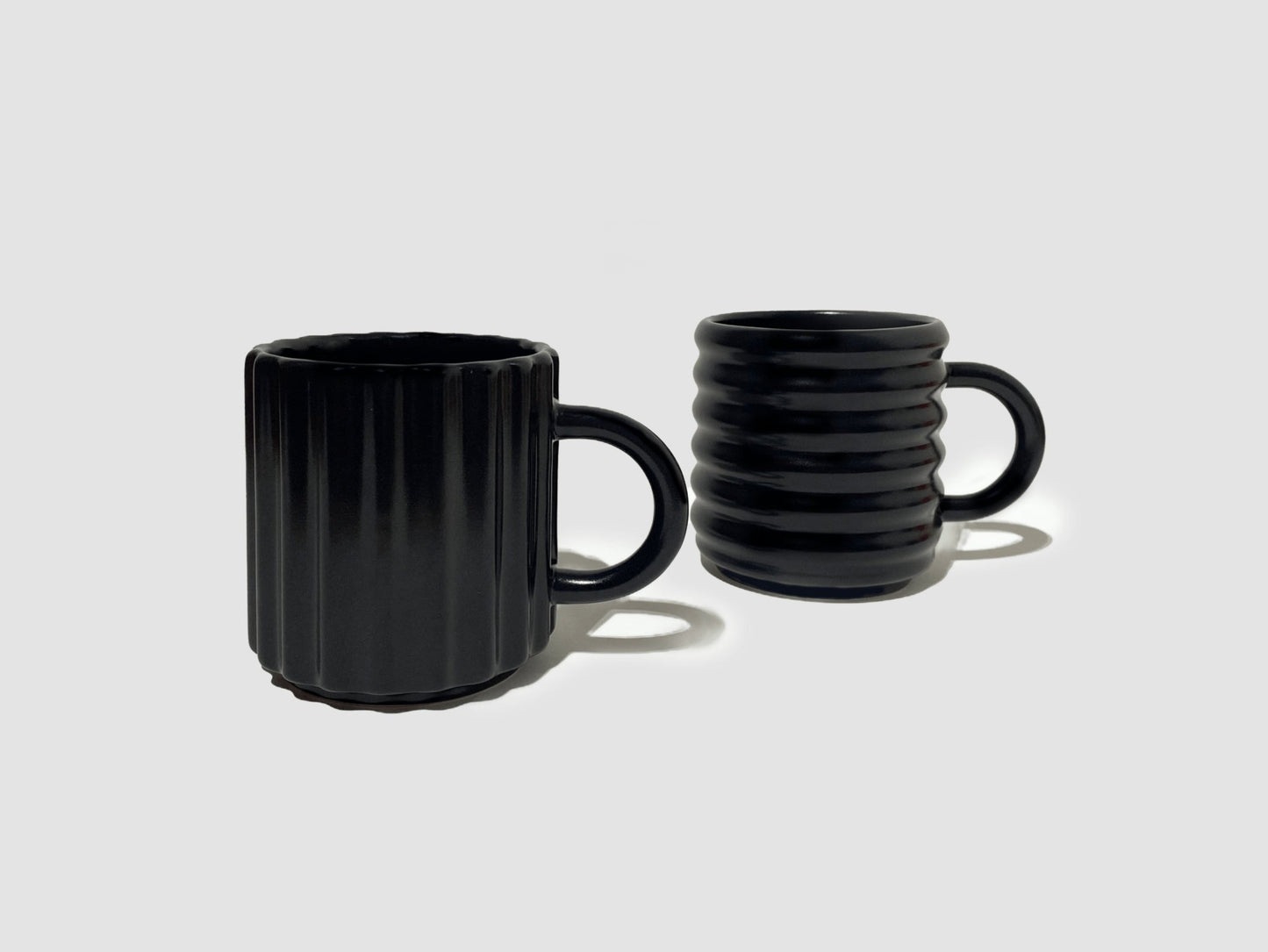 Exclusive Semi Gloss Black Mug Set of 2