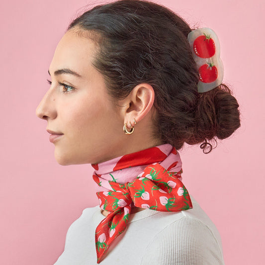 Tomatoes Cotton Silk Bandana