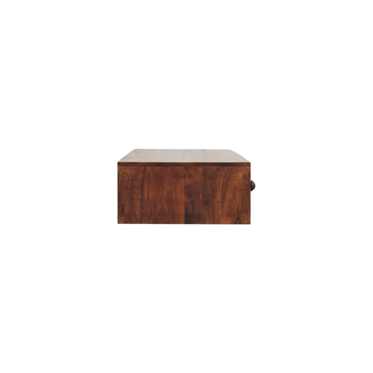 Solid Wood Roasted Almond Slim Console