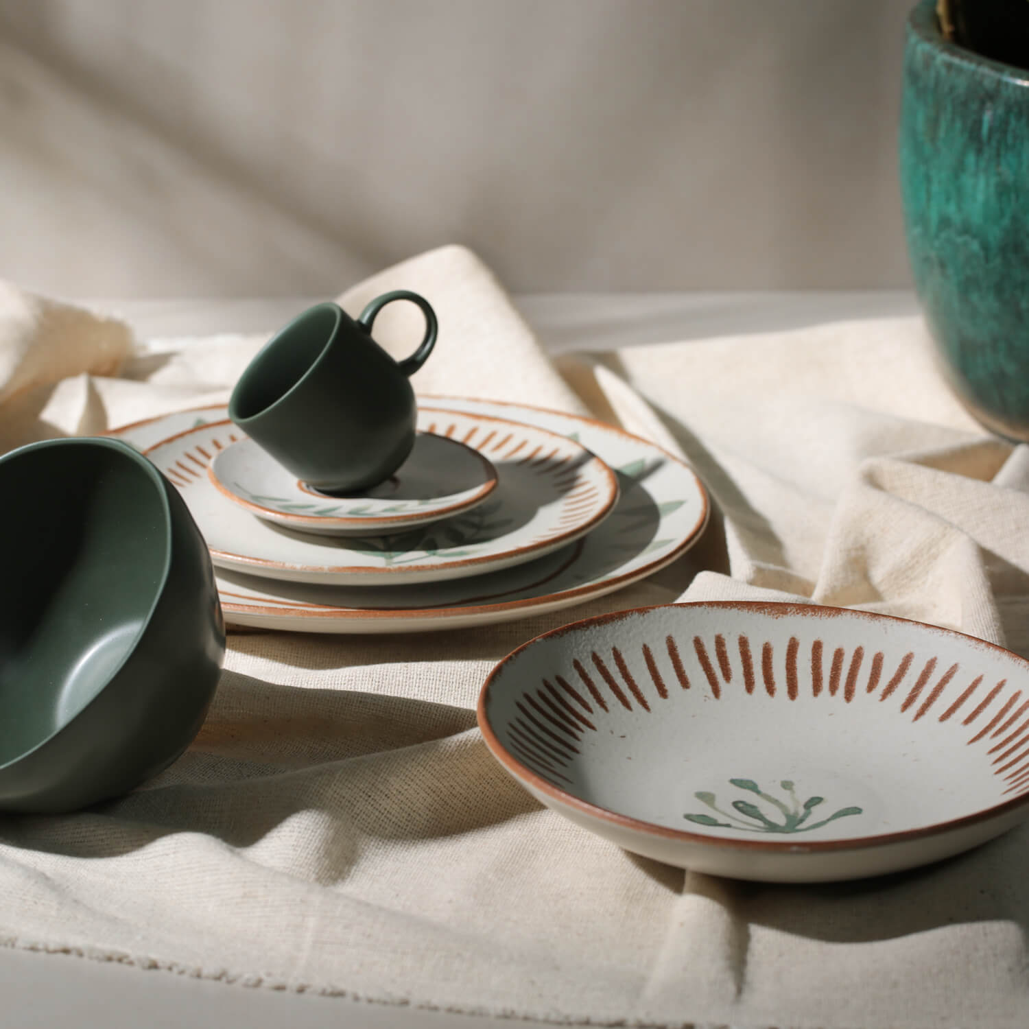 Coffee Cup & Saucer Set of 6