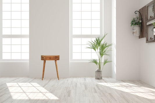 Solid Wood Mini Albion Oak-ish Console
