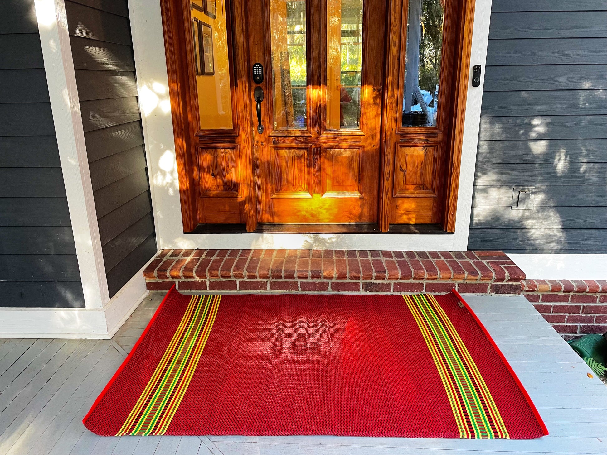 Serape Dark Red