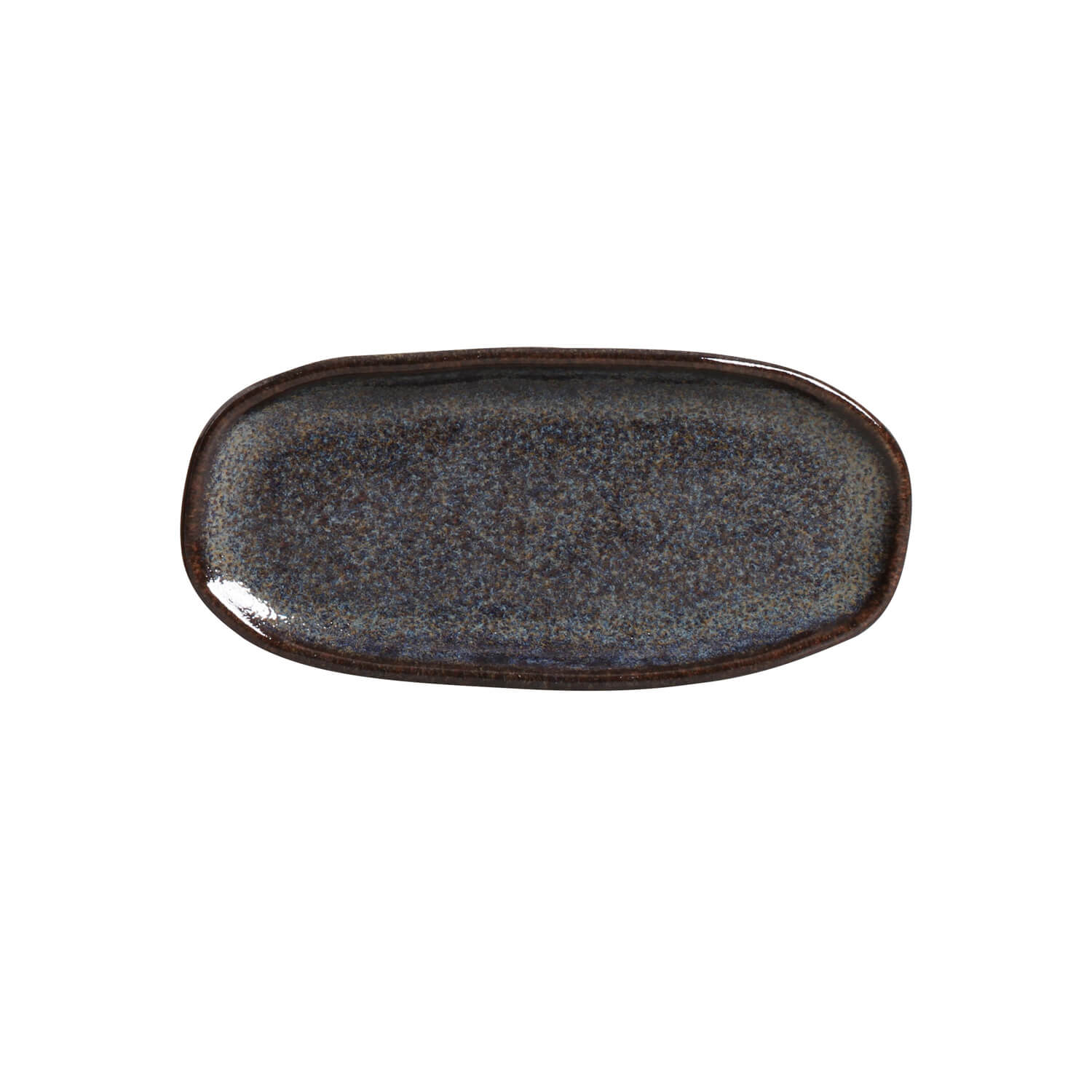 Shallow Organic Oval Platter Mini Set of 4