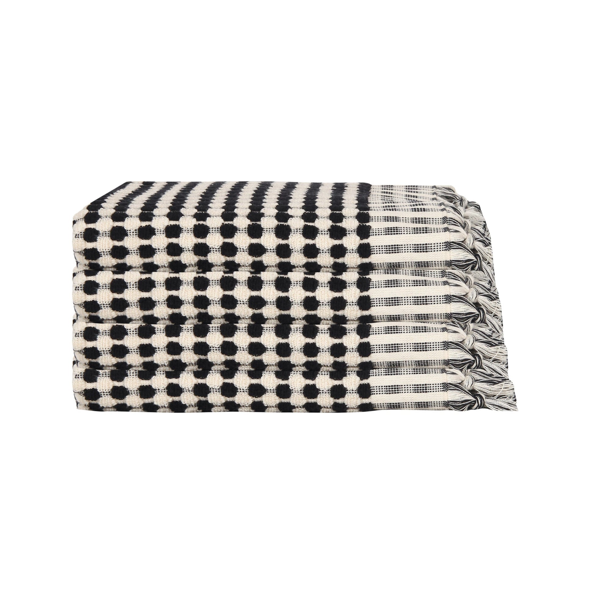 Dots Terry Hand Towel Bundle