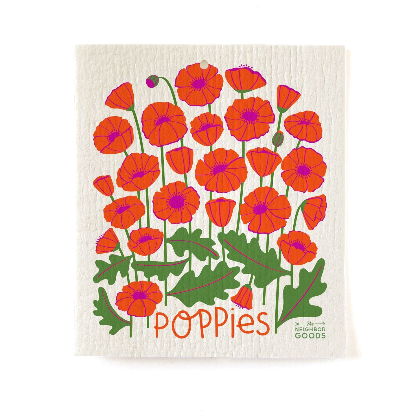 Poppy Sponge Cloth