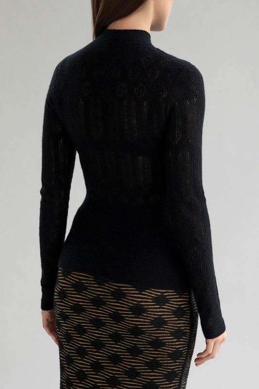 ELISE PULLOVER - BLACK