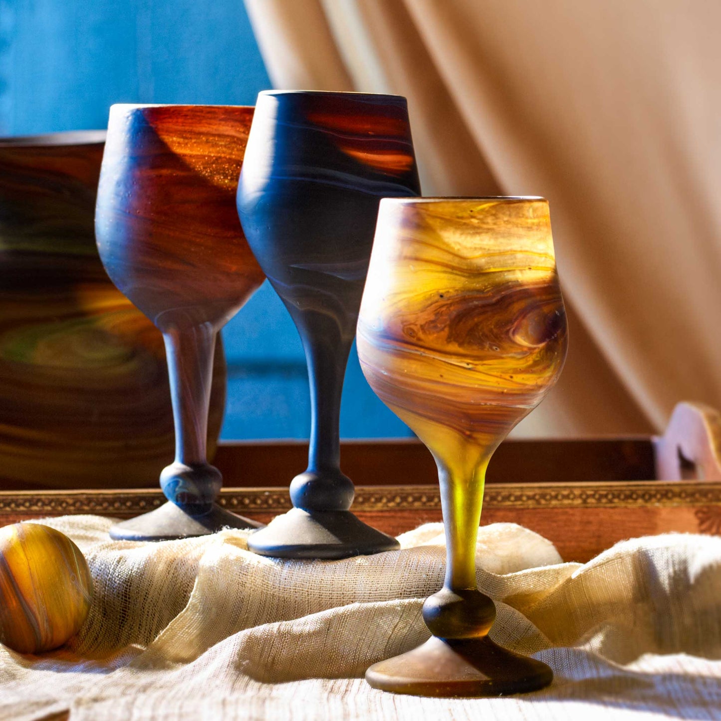 Phoenician Glass Goblet