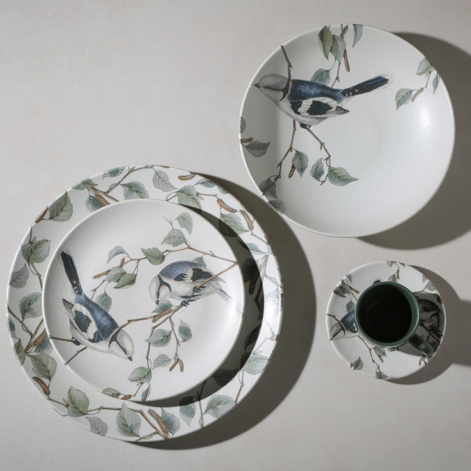 Coffee Cup & Saucer Set of 6