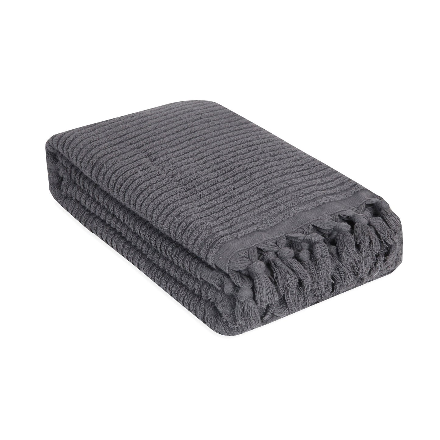 Ribbed Loom Terry Bath Towel