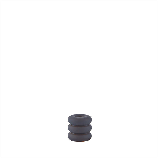 Savi Ceramic Candleholder Midnight Blue - High