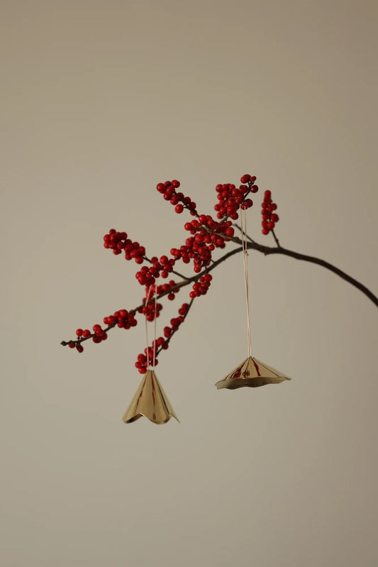 S/2 Petunia Flower Ornaments