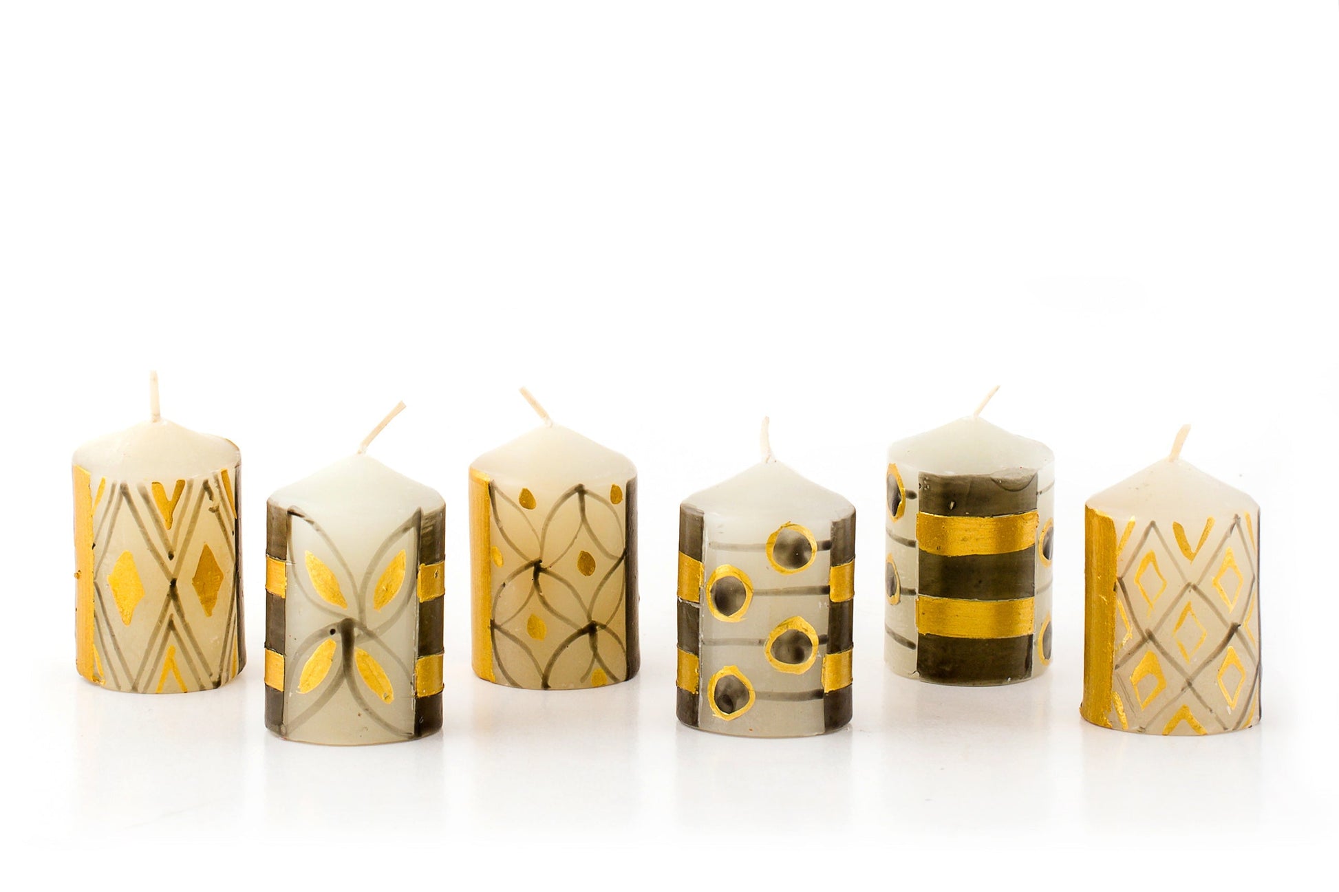 Celebration Painted Candles