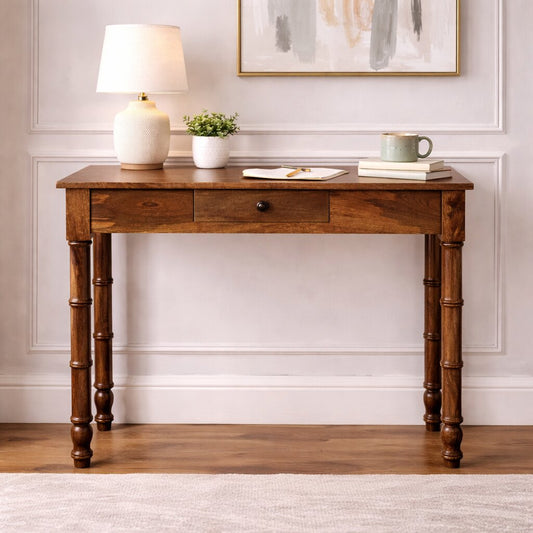 Solid Wood Bamboo Writing Desk