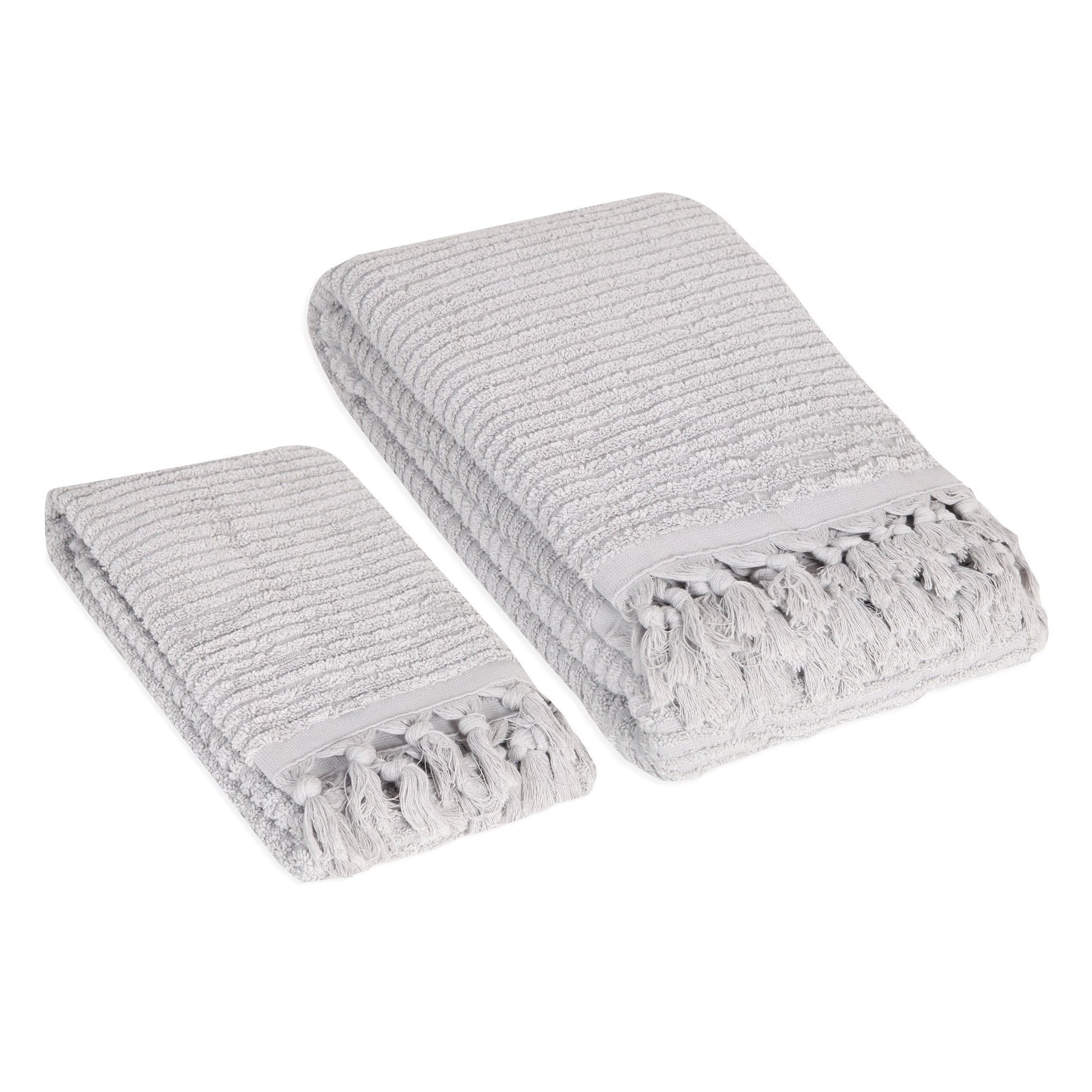 Ribbed Loom Terry Towel Set