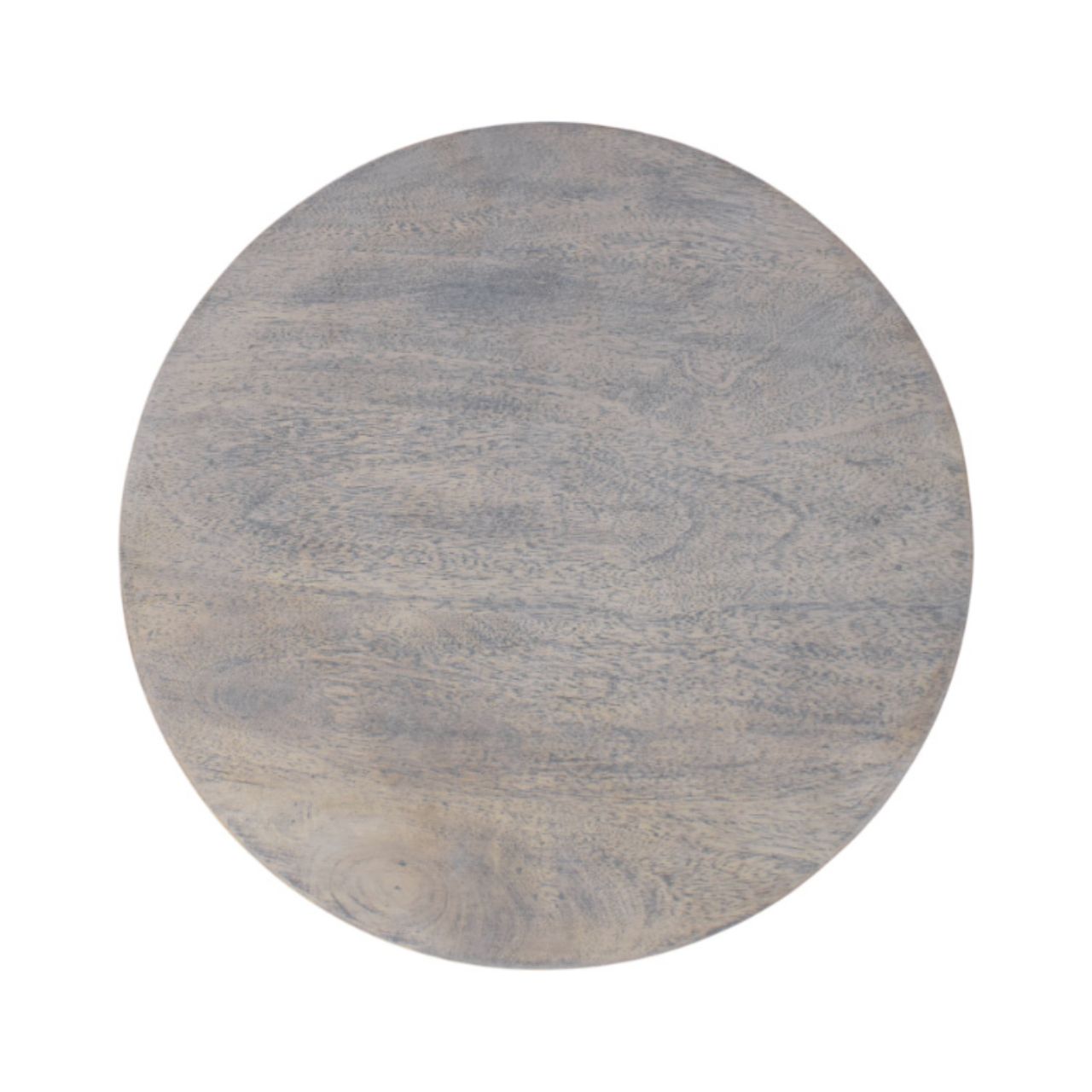 Solid Wood Ellsworth Round Side Table in Acid Wash