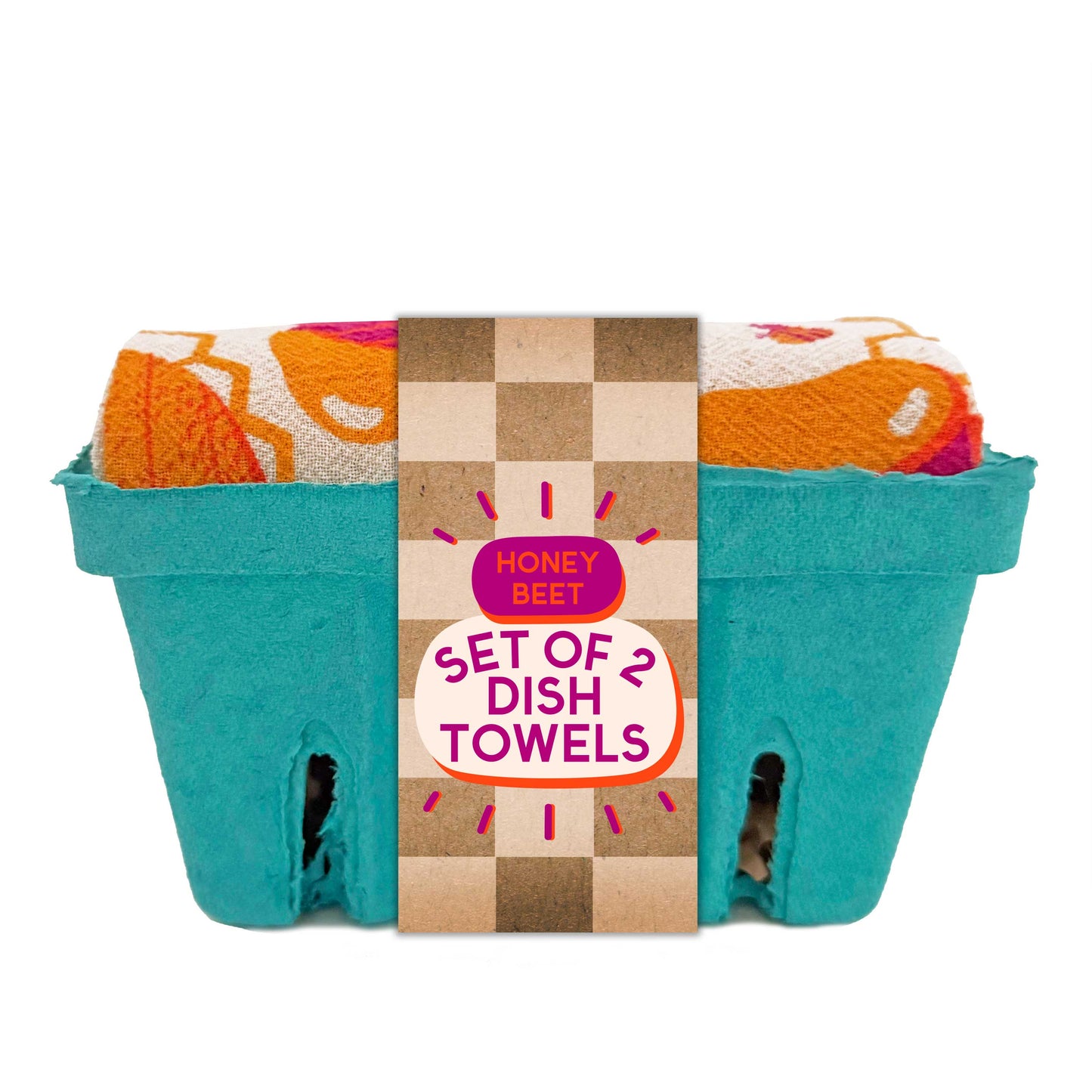 Honey Beet - Dish Towel Set of 2