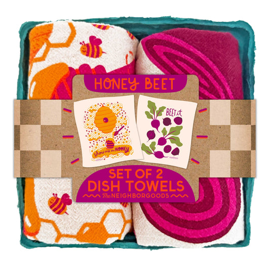 Honey Beet - Dish Towel Set of 2