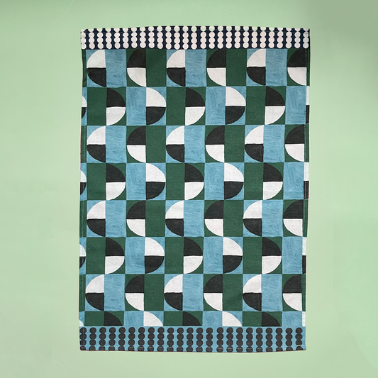 Pop Checkers Organic Tea Towels