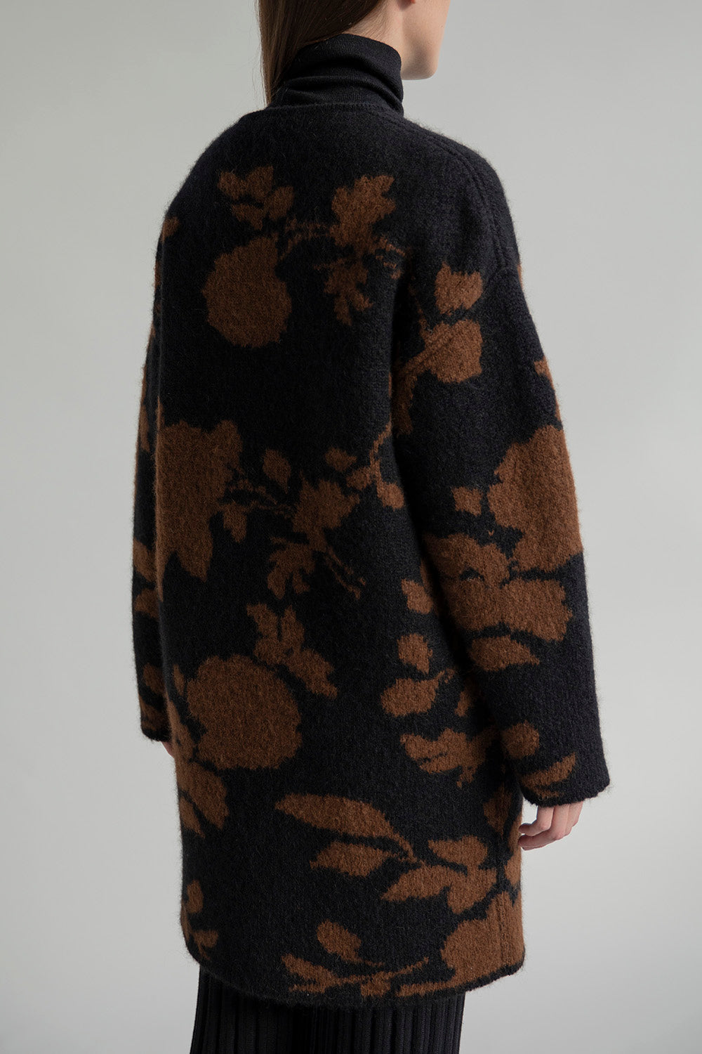 ROSALIE COAT - BLACK CAMEL