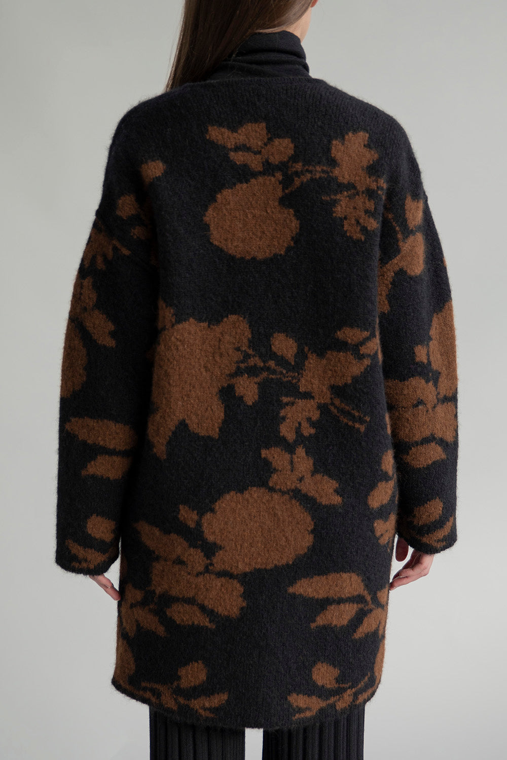 ROSALIE COAT - BLACK CAMEL