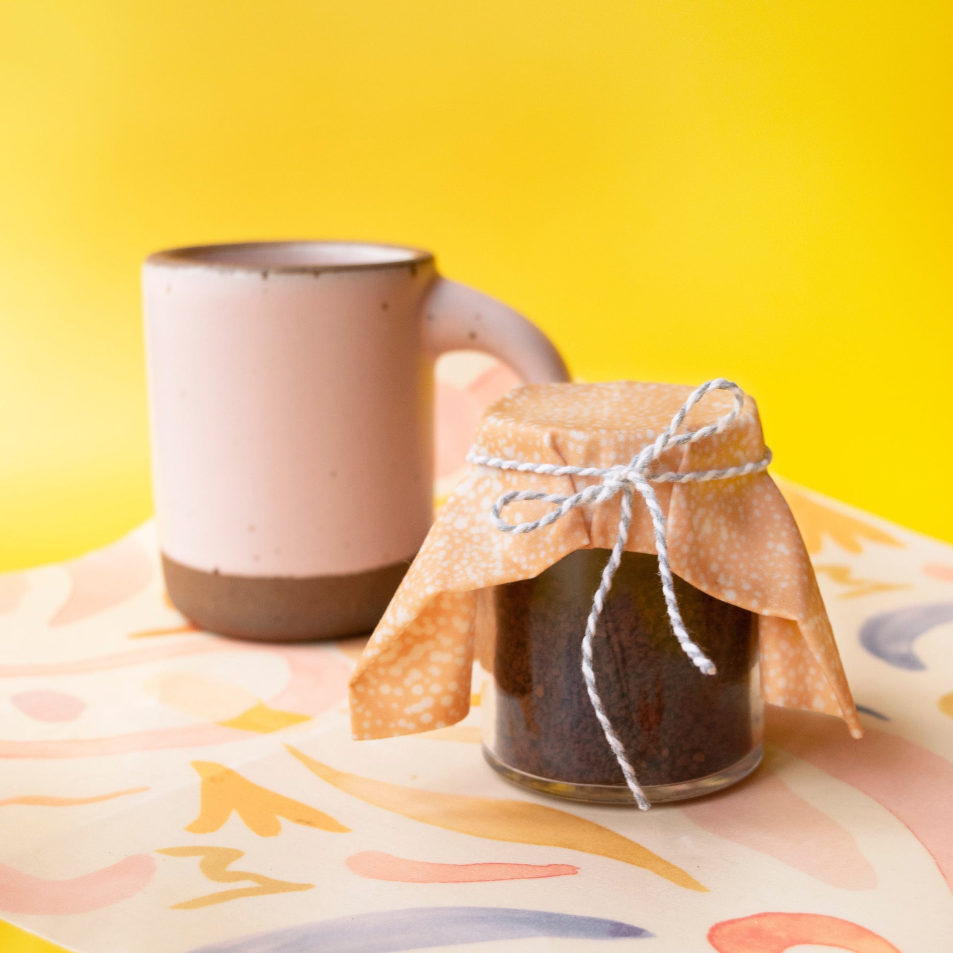 Beeswax Food Wrap In Sunset Print- 3 pack