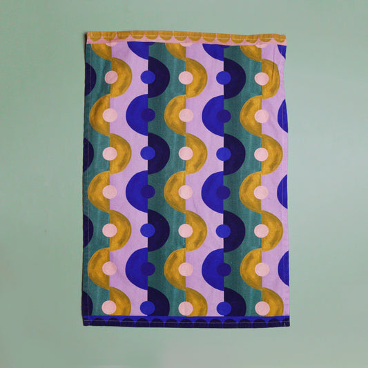 Geo Organic Tea Towel