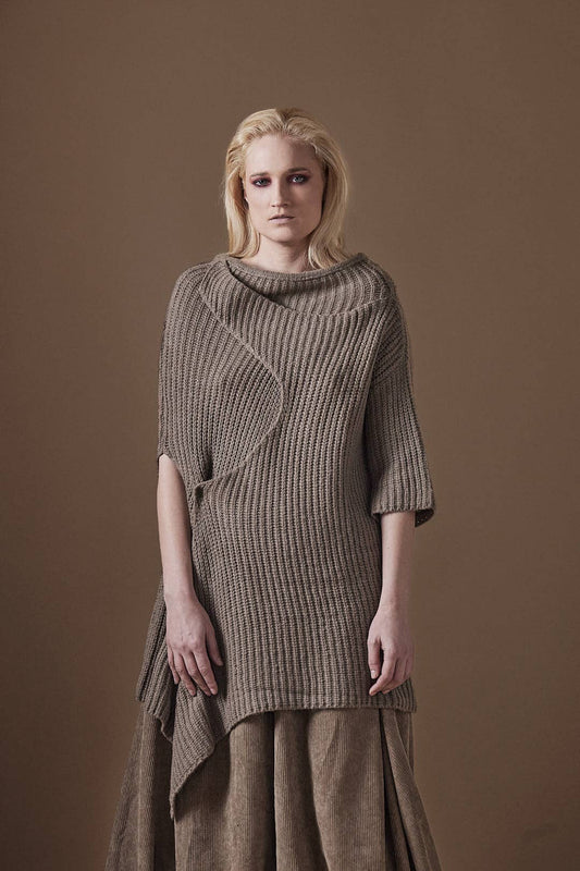 CLOAK OVER KNIT