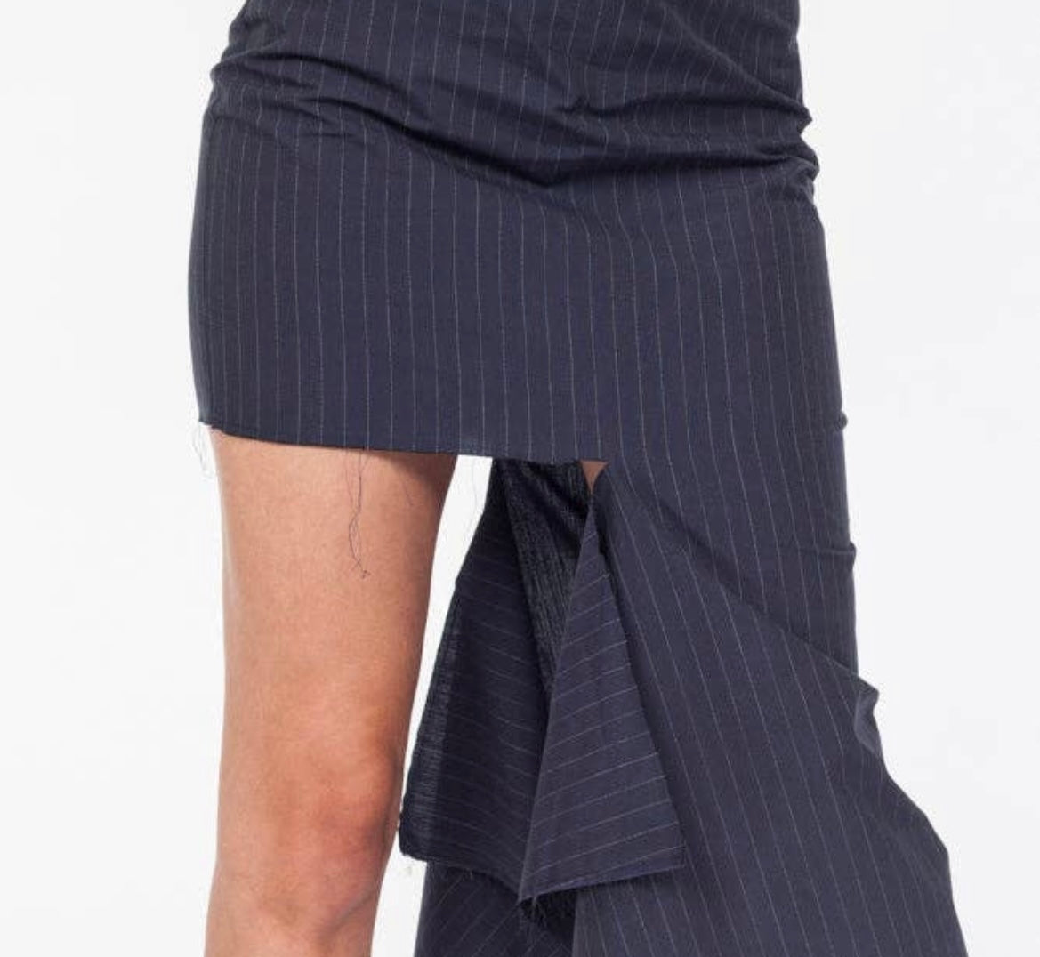 Rip pinstripe skirt