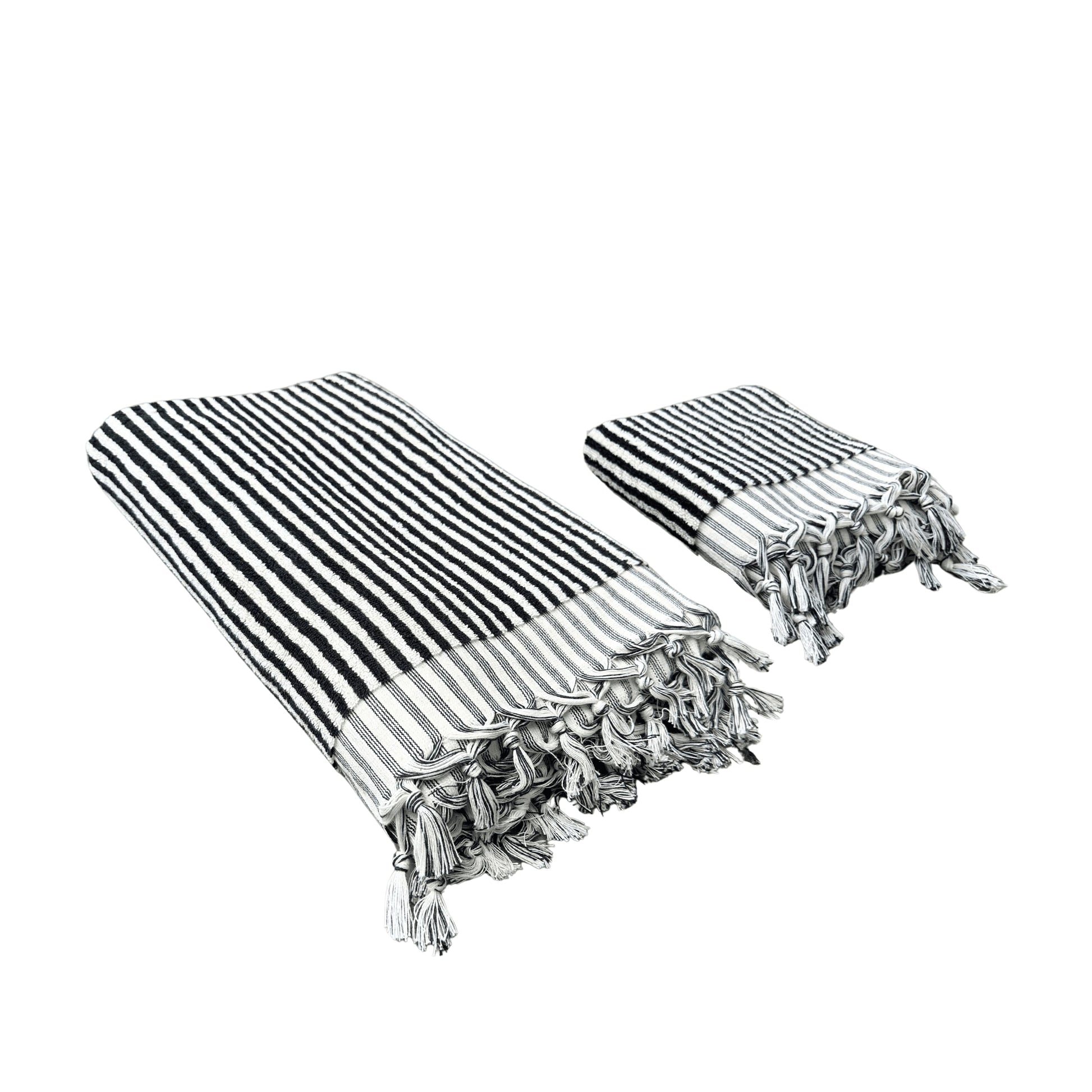 Striped Terry Towel Set