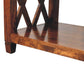 Solid Wood Belmont X-Frame Coffee Table
