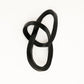 Abstract  Interlinked Sculpture | Black Modern Art Décor