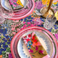 6 Napkins Blumen Green