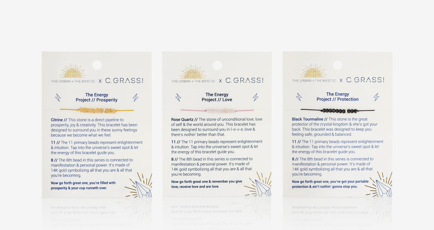 The Energy Project Bracelet – Expression With Lapis Lazuli & Solid 14K Gold Bead