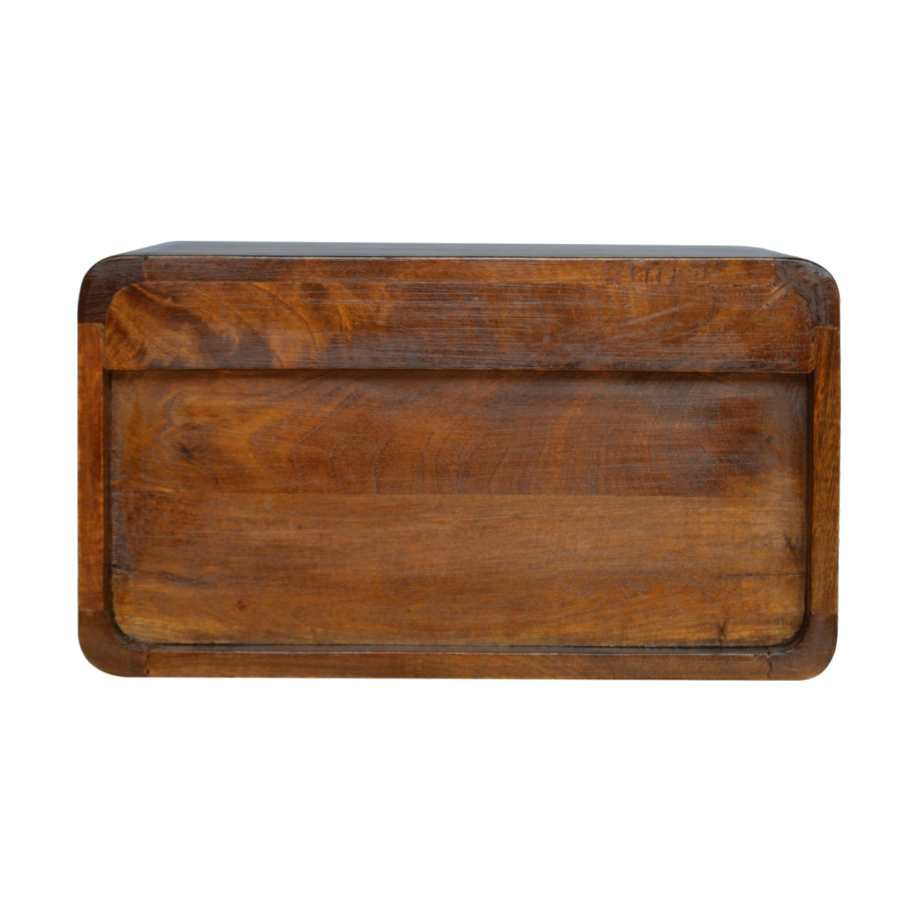 Solid Wood Curve Floating Bedside