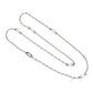 Silver Delicate Long Layering Necklace